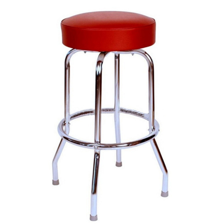 Round Swivel Leather or PVC Seat Barstool