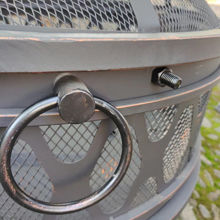 Metal Iron Outdoor Cast Pcs Fire Pit