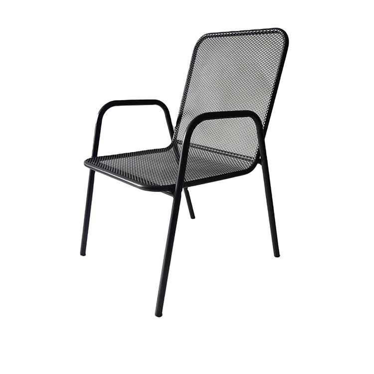Black Hollow Iron Mesh Cool In Summer Sofa