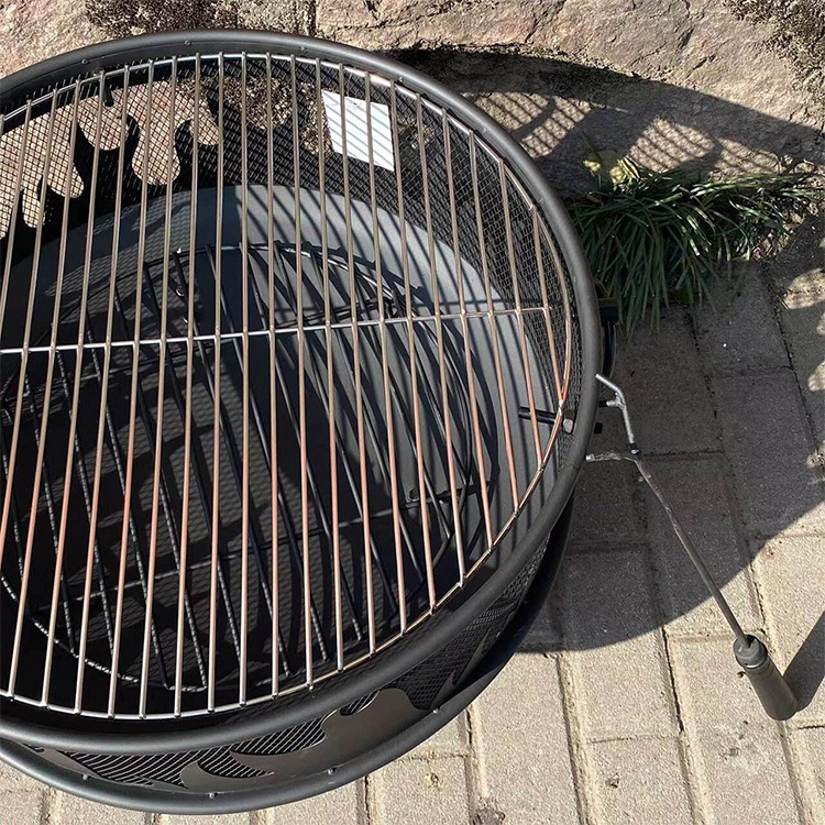 Outdoor Heating Fire Pit Wood Burning BBQ with Cover