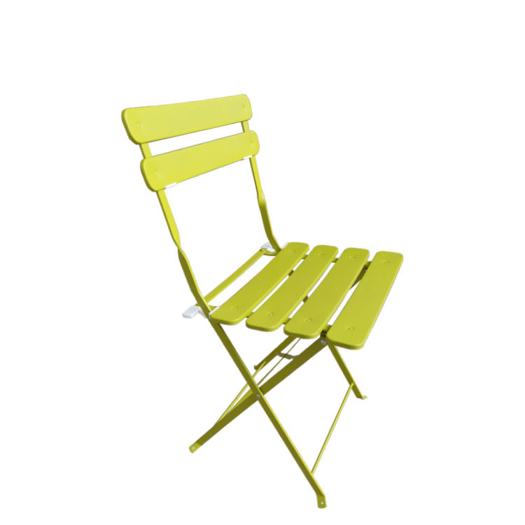 Folding Chair Metal Tube Dining Chair, Various Colors