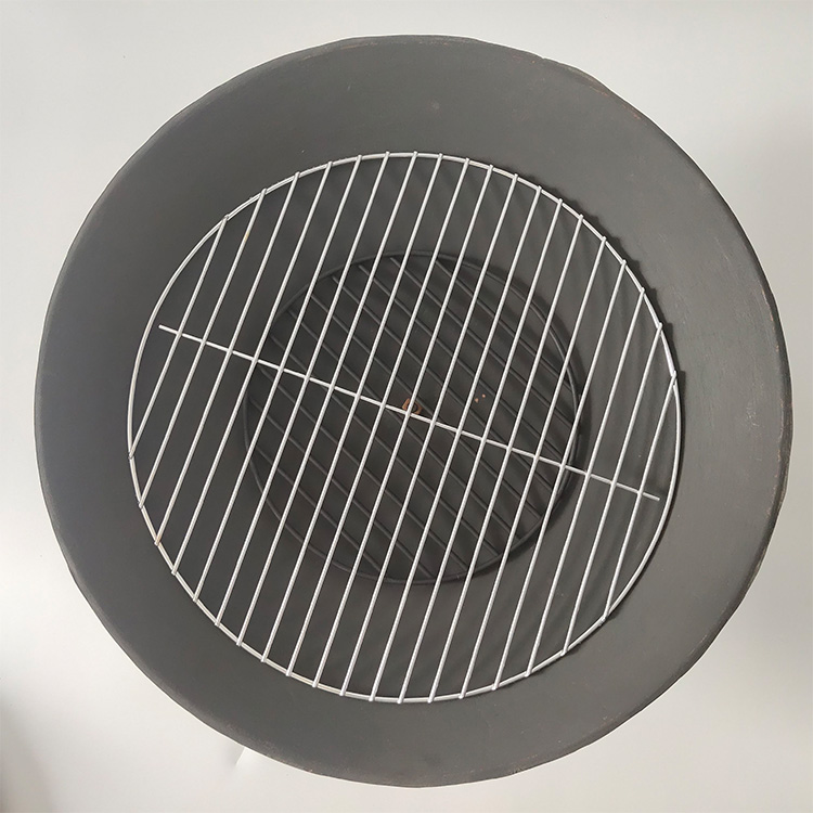 Steel Charcoal BBQ Grill Pellet Bonfire Fire Pits