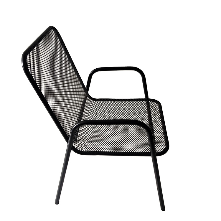 Black Hollow Iron Mesh Cool In Summer Sofa