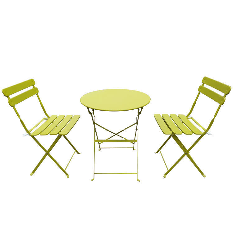 Outdoor Folding Round Table And Chair Set