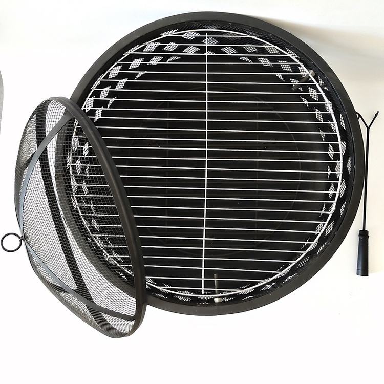 Kebab Machine BBQ Fire Pit With Grid