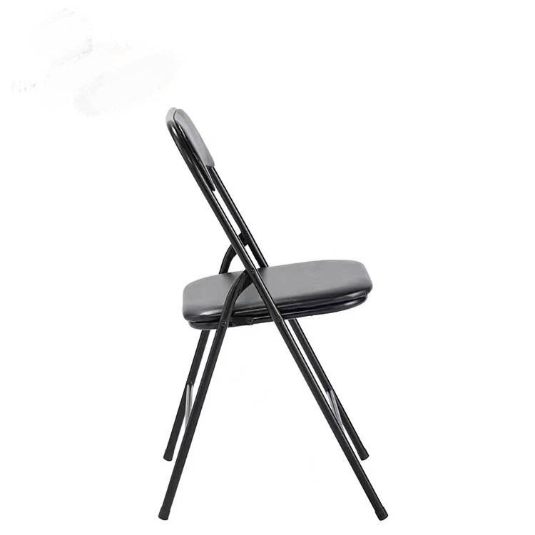 PU Leather Cushion Metal Folding Table and Chairs