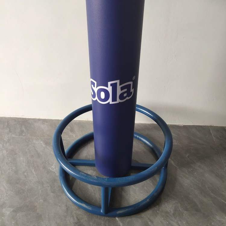 Blue Tall Round Bar Table